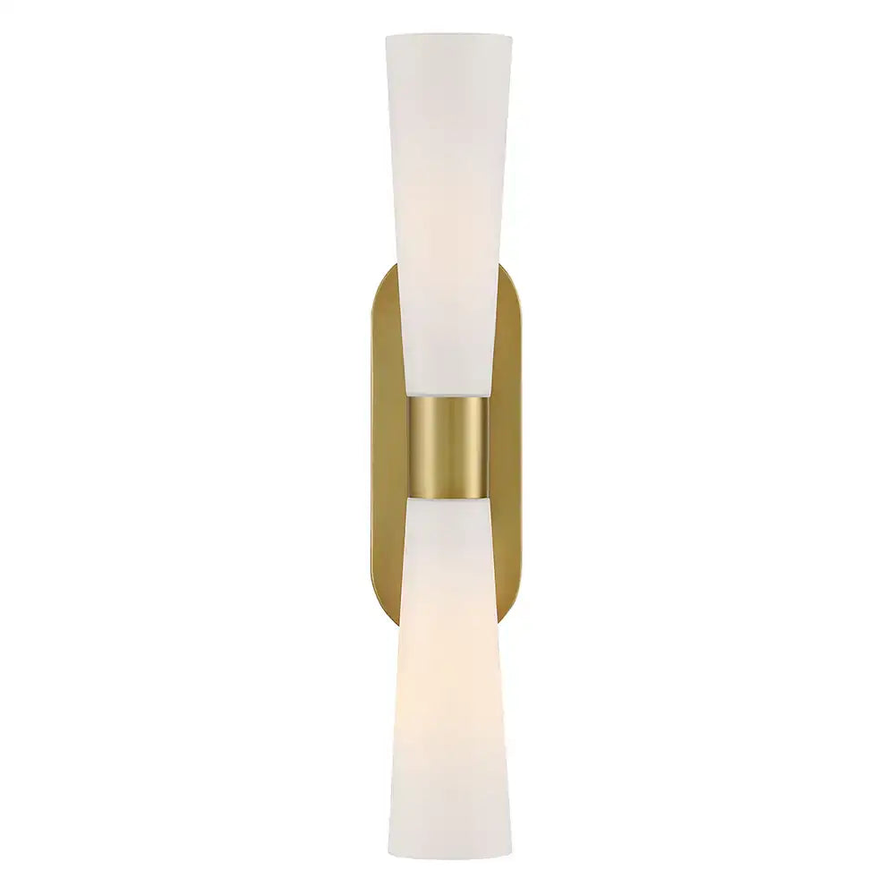 LARK, BEAU LARGE TWO LIGHT SCONCE, WALL SCONCES