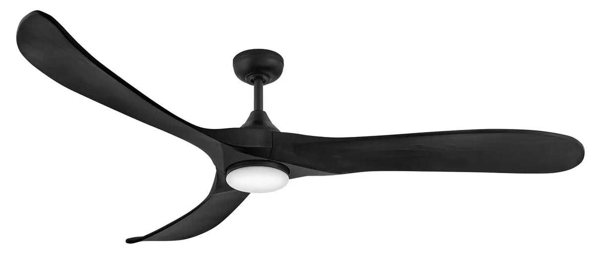 HINKLEY FAN, SWELL ILLUMINATED FAN, INDOOR CEILING FANS
