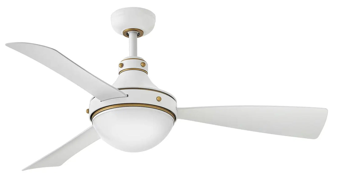 HINKLEY FAN, OLIVER LED SMART FAN, OUTDOOR CEILING FAN