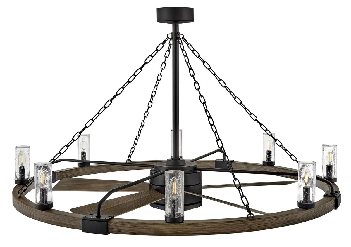 Hinkley, SAWYER LED SMART FANDELIER, OUTDOOR CEILING FAN