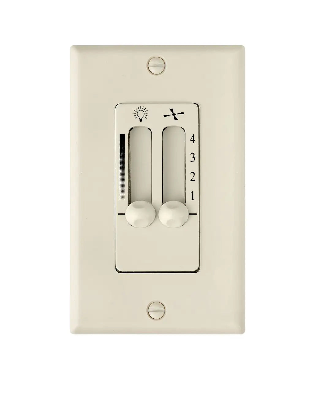 Hinkley WALL CONTROL 4SPD DUAL SLIDE WALL CONTROLS - Fan Controls