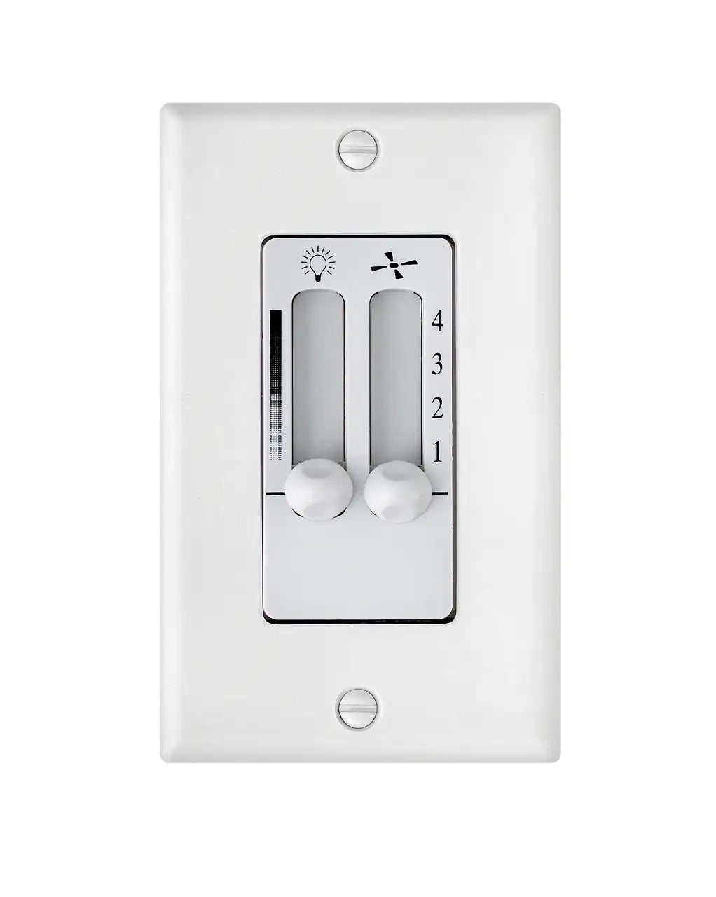Hinkley WALL CONTROL 4SPD DUAL SLIDE WALL CONTROLS - Fan Controls