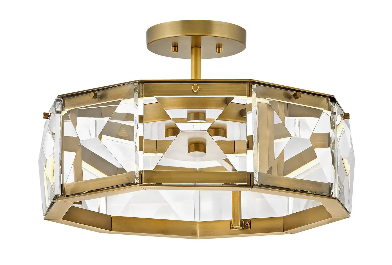 FREDRICK RAMOND, Jolie LED Convertible Semi-flush Mount, FLUSH MOUNT CEILING LIGHTS
