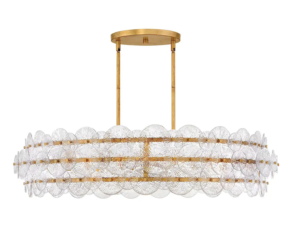 FREDRICK RAMOND, Rene Drum Chandelier, CHANDELIER LIGHT