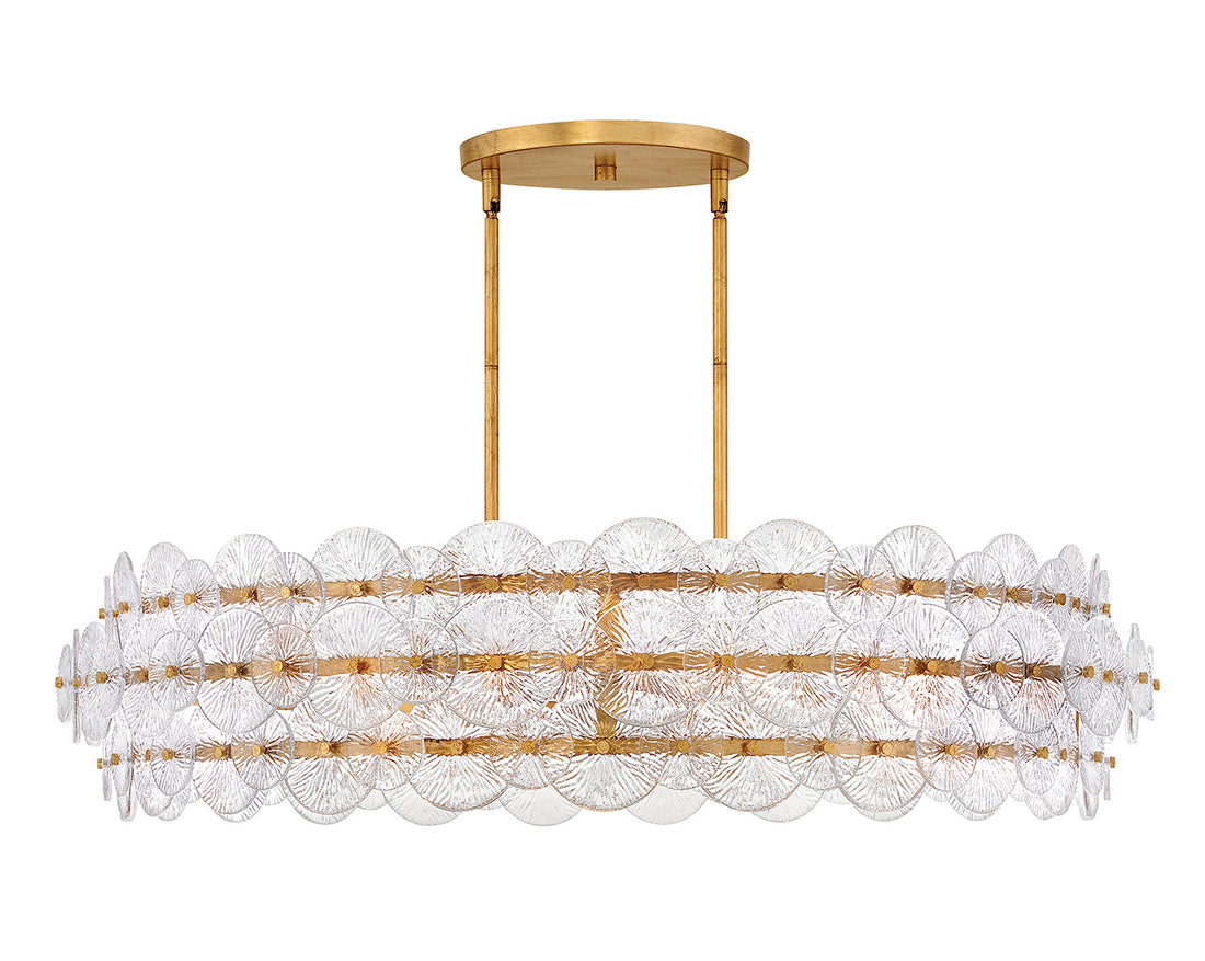 FREDRICK RAMOND, RENE DRUM CHANDELIER, PENDANT LIGHT