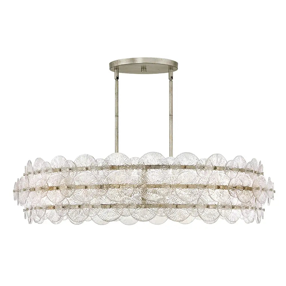 FREDRICK RAMOND, RENE DRUM CHANDELIER, PENDANT LIGHT