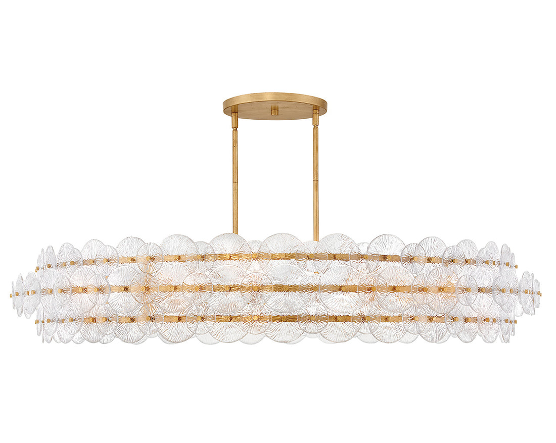 FREDRICK RAMOND, RENE DRUM CHANDELIER, PENDANT LIGHT