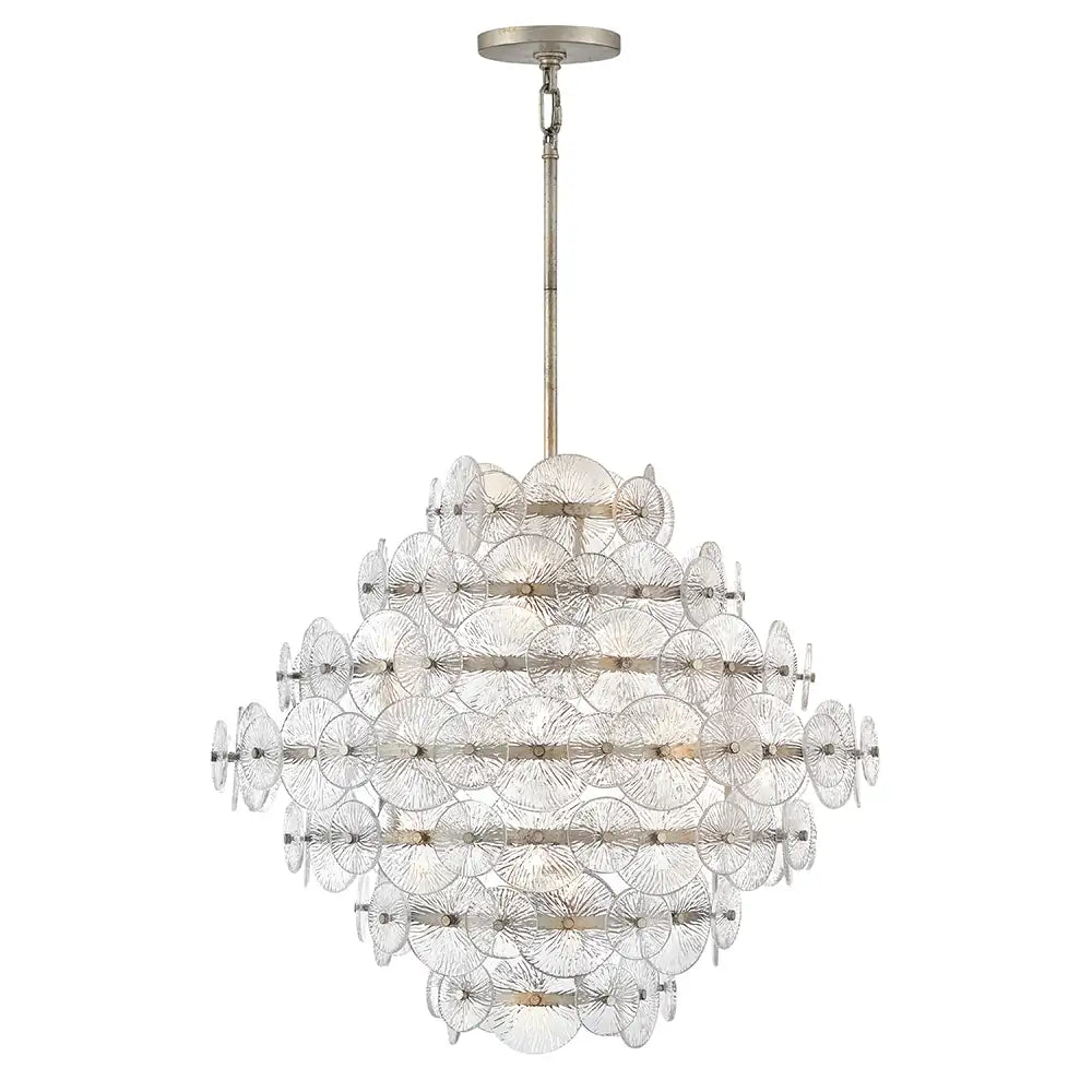 FREDRICK RAMOND, RENE MULTI TIER CHANDELIER, PENDANT LIGHT