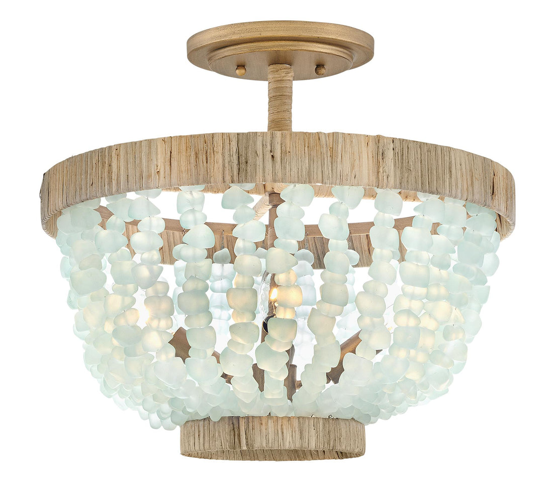 FREDRICK RAMOND, DUNE SEMI-FLUSH MOUNT, FLUSH MOUNT CEILING LIGHTS 
