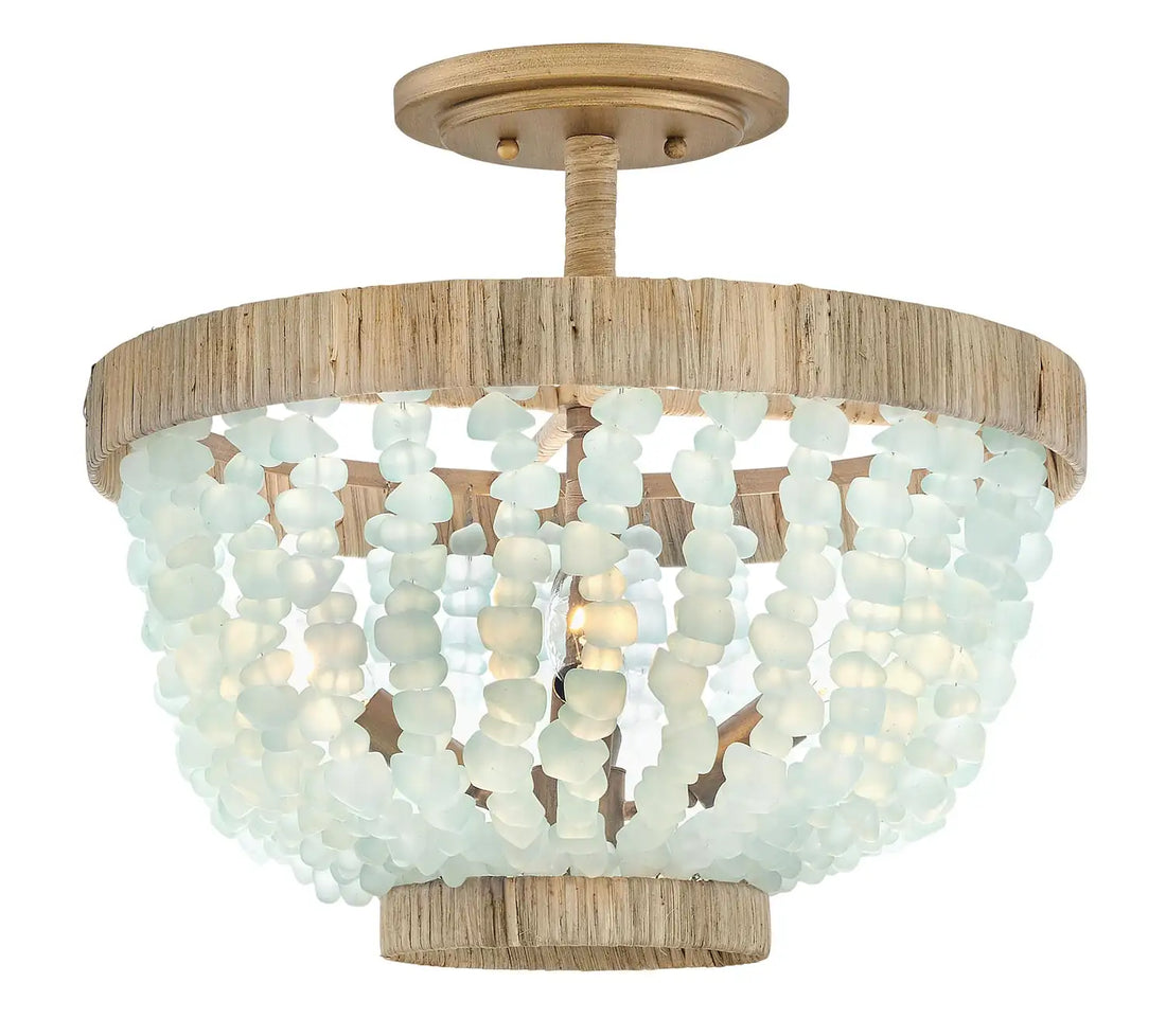 FREDRICK RAMOND, DUNE SEMI-FLUSH MOUNT, FLUSH MOUNT CEILING LIGHTS