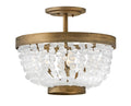 FREDRICK RAMOND, DUNE SEMI-FLUSH MOUNT, FLUSH MOUNT CEILING LIGHTS 