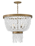 FREDRICK RAMOND, DUNE PENDANT SINGLE TIER CHANDELIER, PENDANT LIGHT