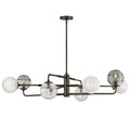 FREDRICK RAMOND, OBERON SINGLE TIER CHANDELIER, PENDANT LIGHT