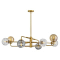 FREDRICK RAMOND, Oberon Adjustable Single Tier Chandelier, PENDANT LIGHT