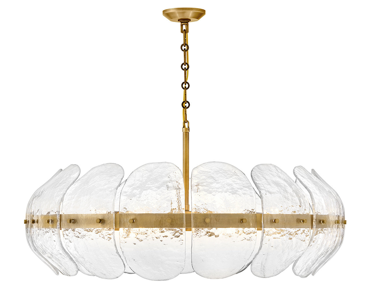 FREDRICK RAMOND, LILLIA DRUM CHANDELIER, PENDANT LIGHT
