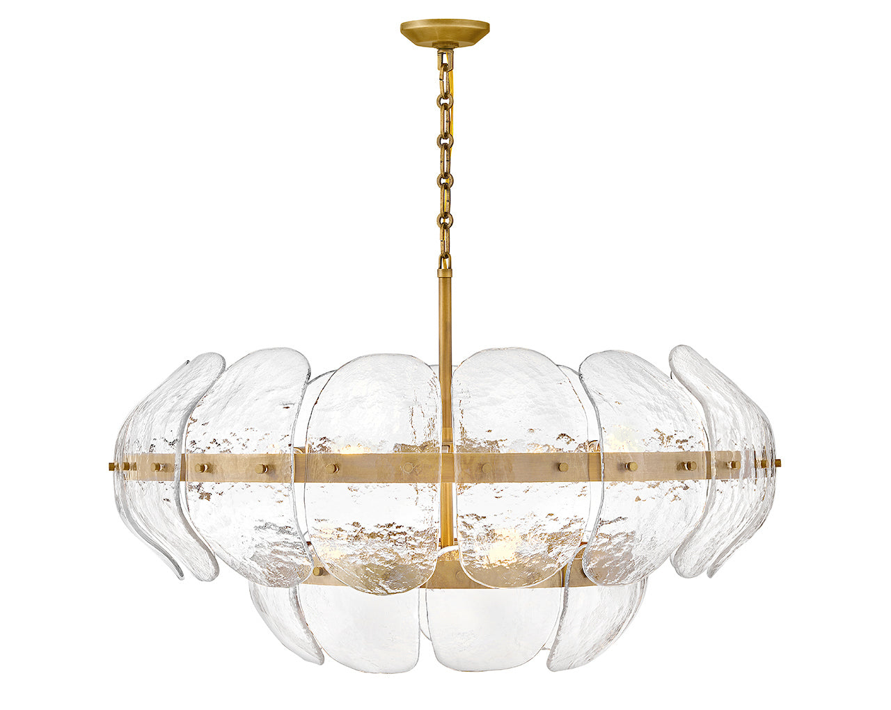 FREDRICK RAMOND, LILLIA DRUM CHANDELIER, PENDANT LIGHT