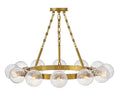 FREDRICK RAMOND, COCO SINGLE TIER CHANDELIER, PENDANT LIGHT