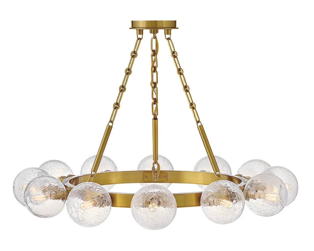 FREDRICK RAMOND, COCO SINGLE TIER CHANDELIER, PENDANT LIGHT