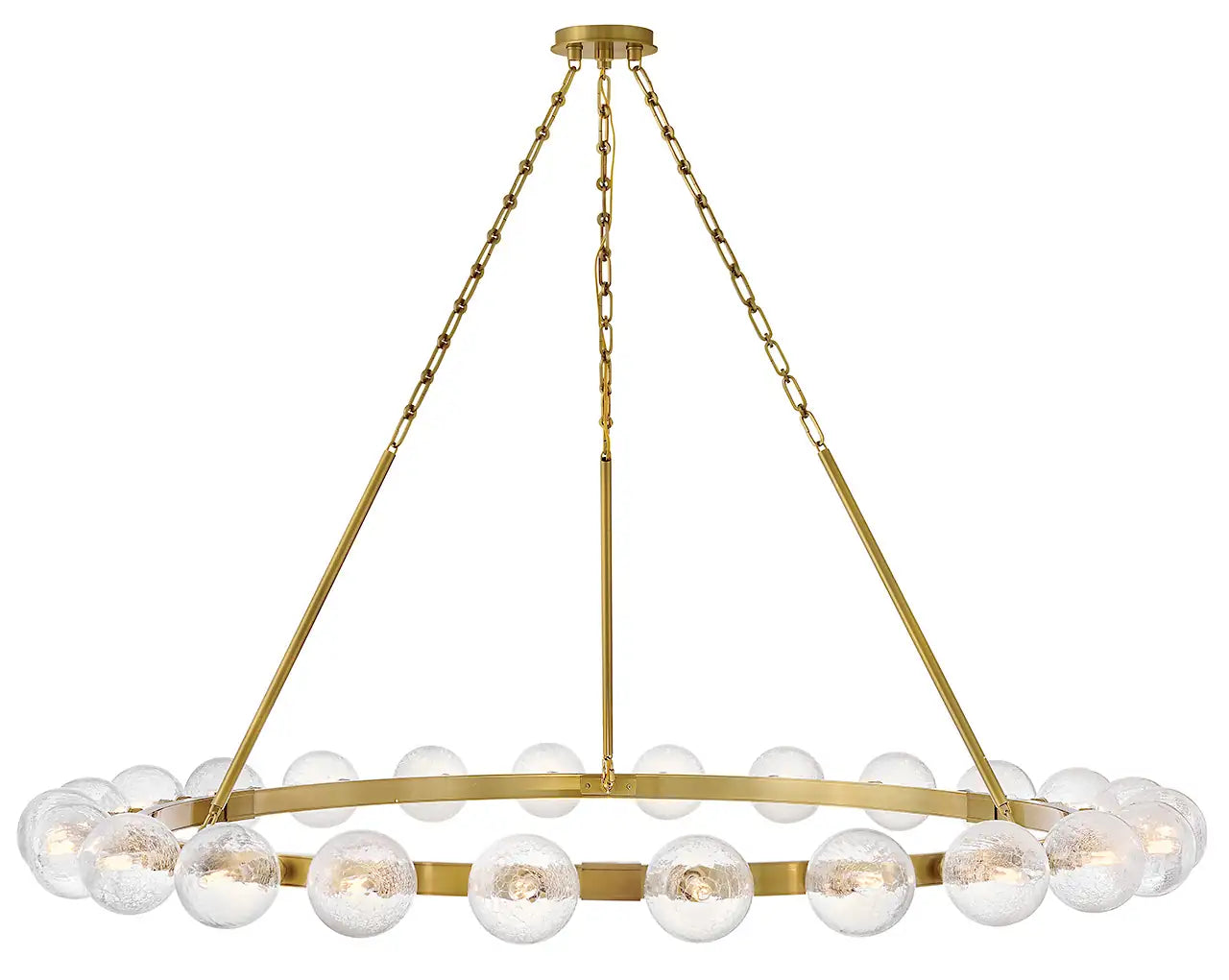 FREDRICK RAMOND, COCO SINGLE TIER CHANDELIER, PENDANT LIGHT