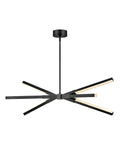 FREDRICK RAMOND, RAE LINEAR & OVAL CHANDELIER, PENDANT LIGHT
