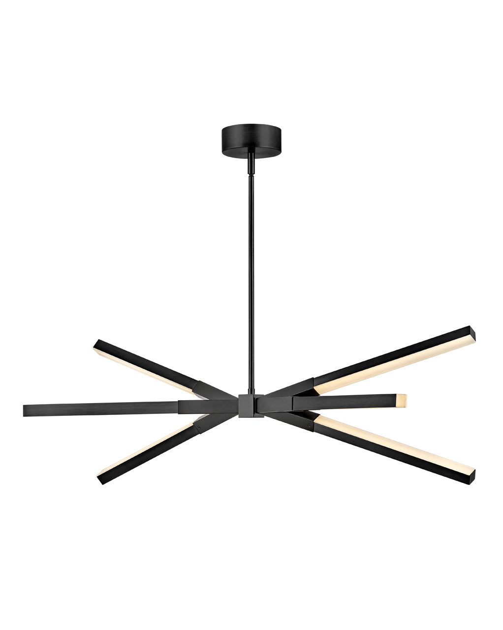FREDRICK RAMOND, RAE LINEAR & OVAL CHANDELIER, PENDANT LIGHT