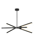FREDRICK RAMOND, RAE LINEAR & OVAL CHANDELIER, PENDANT LIGHT