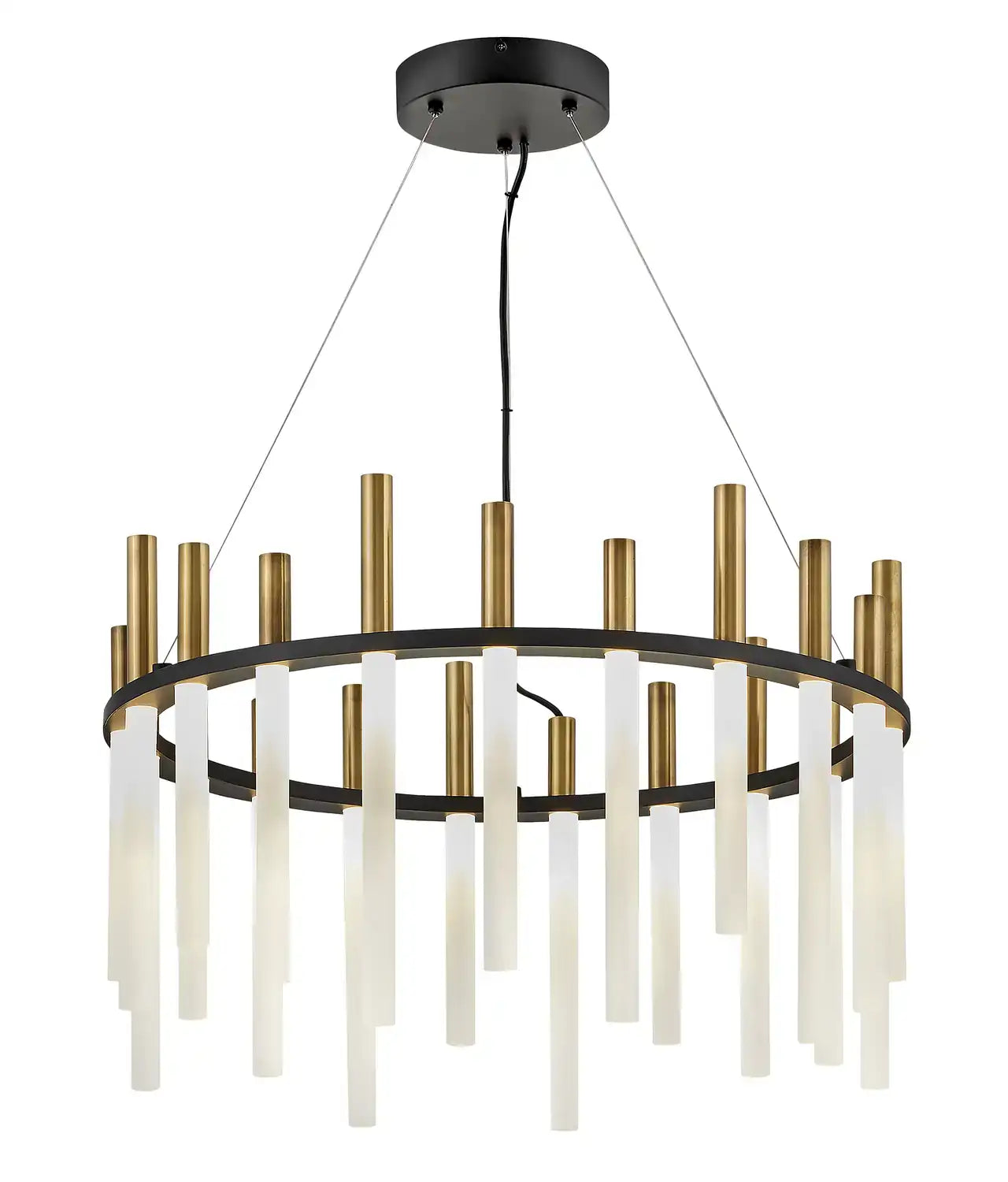 FREDRICK RAMOND, Echo LED Single Tier Chandelier, PENDANT LIGHT