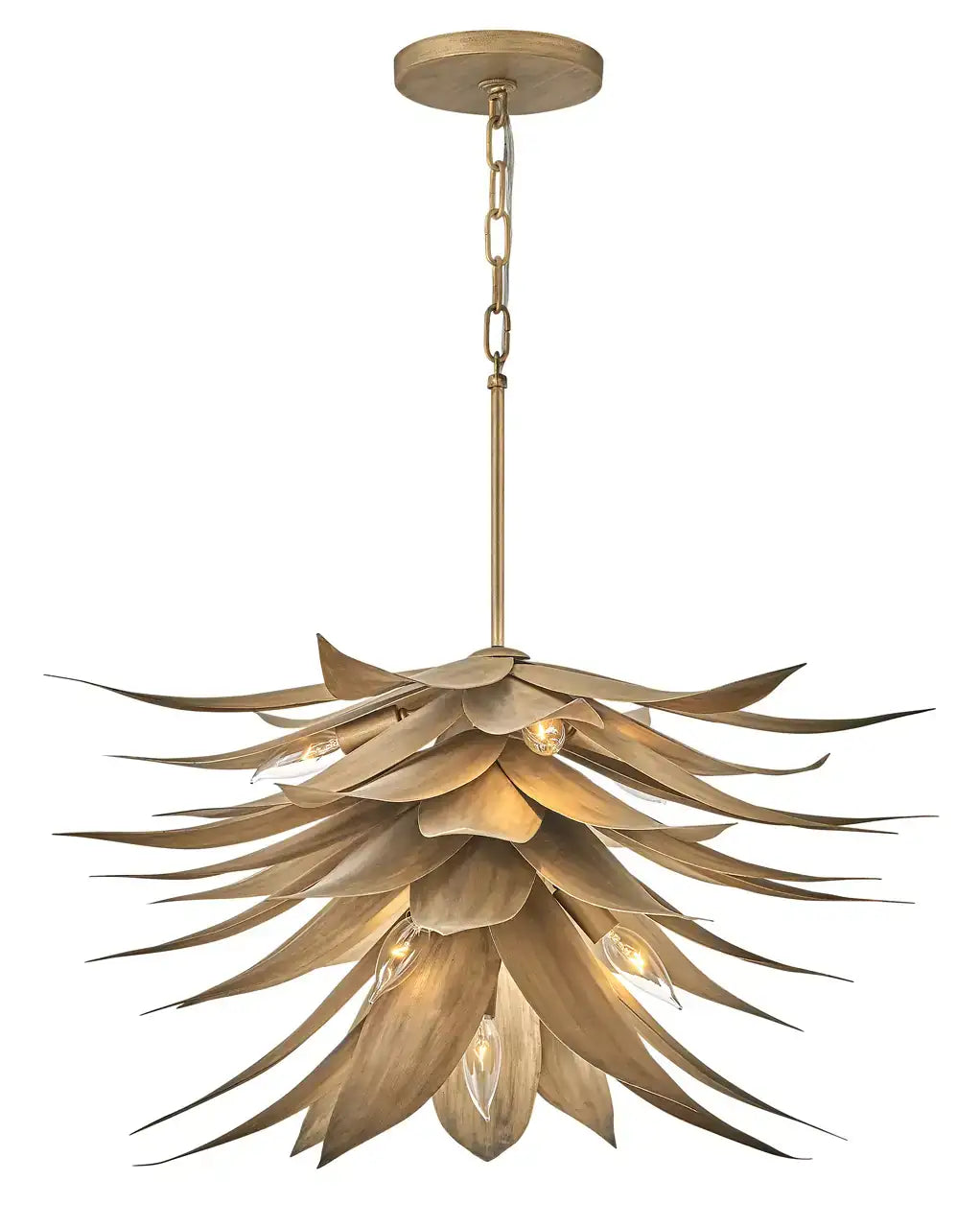FREDRICK RAMOND, Agave Single Tier Chandelier, PENDANT LIGHT