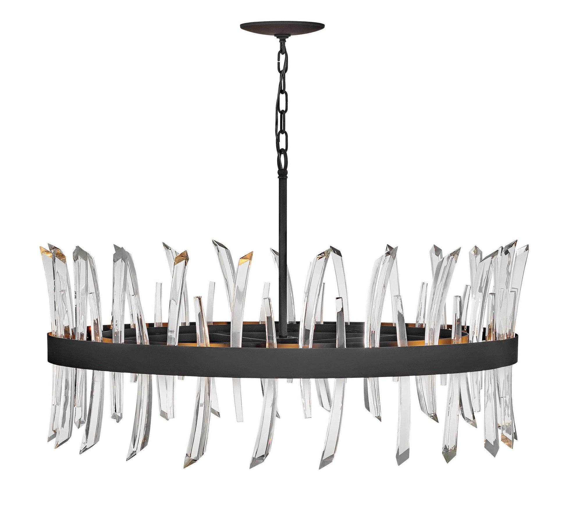FREDRICK RAMOND, REVEL SINGLE TIER CHANDELIER, PENDANT LIGHT