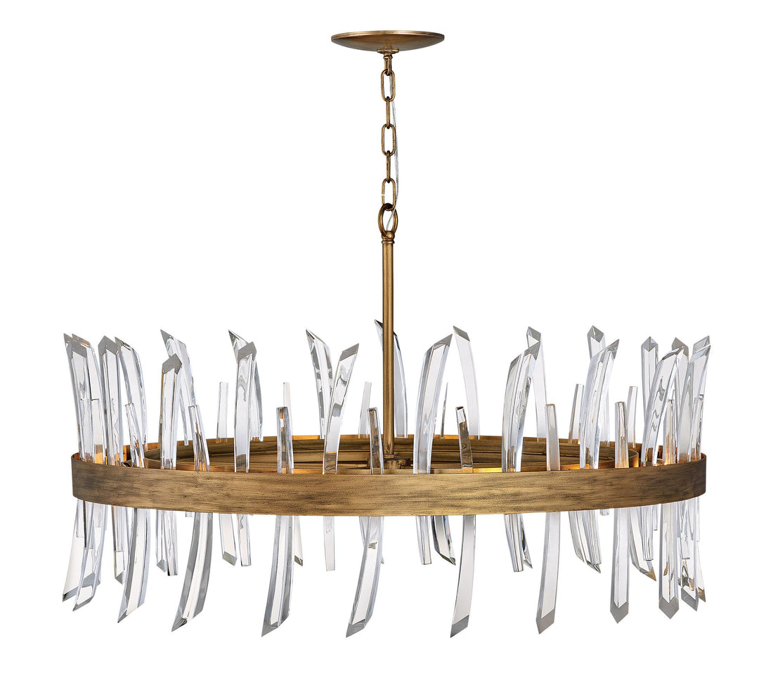 FREDRICK RAMOND, REVEL SINGLE TIER CHANDELIER, PENDANT LIGHT