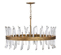 FREDRICK RAMOND, REVEL SINGLE TIER CHANDELIER, PENDANT LIGHT