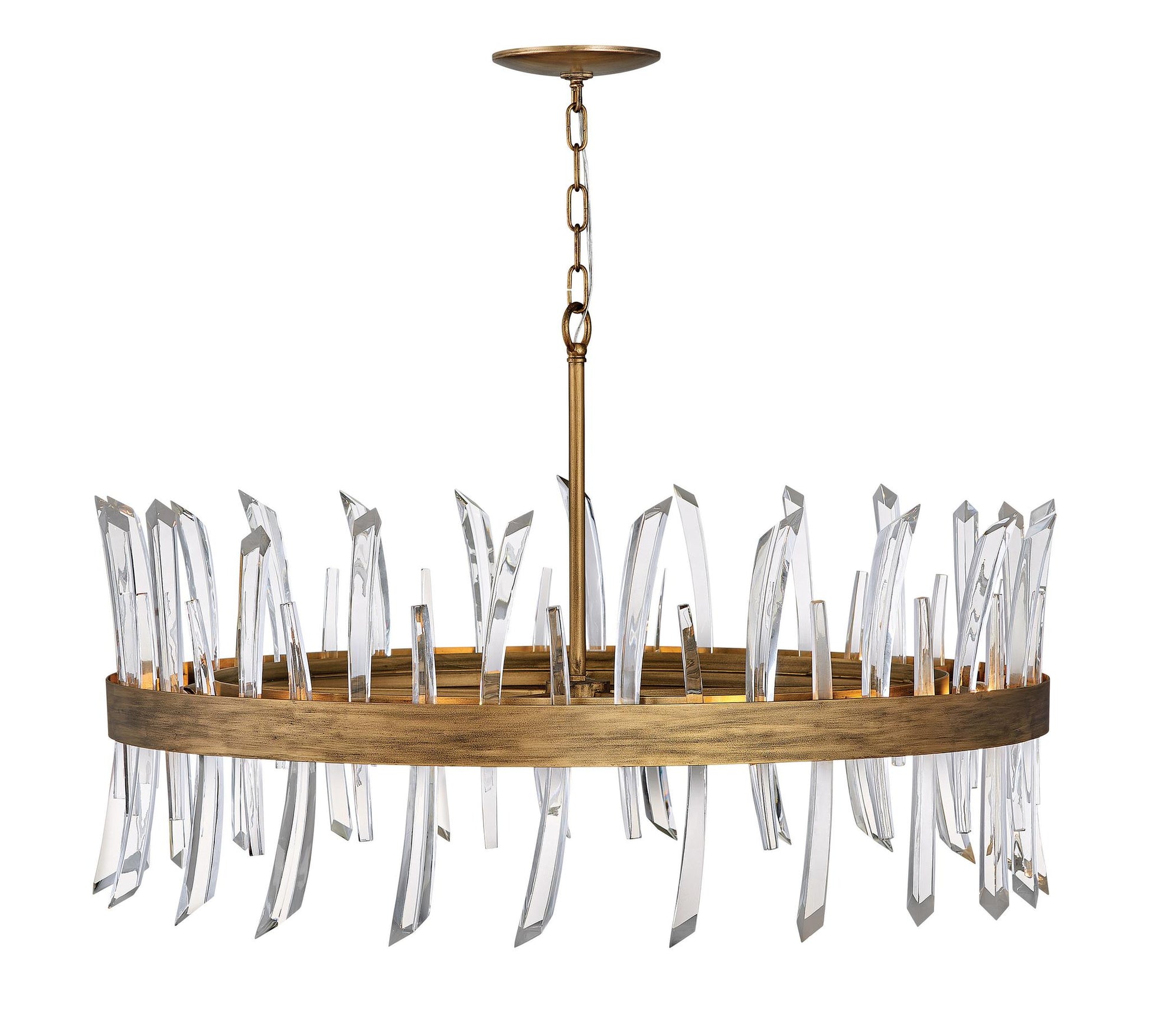 FREDRICK RAMOND, REVEL SINGLE TIER CHANDELIER, PENDANT LIGHT