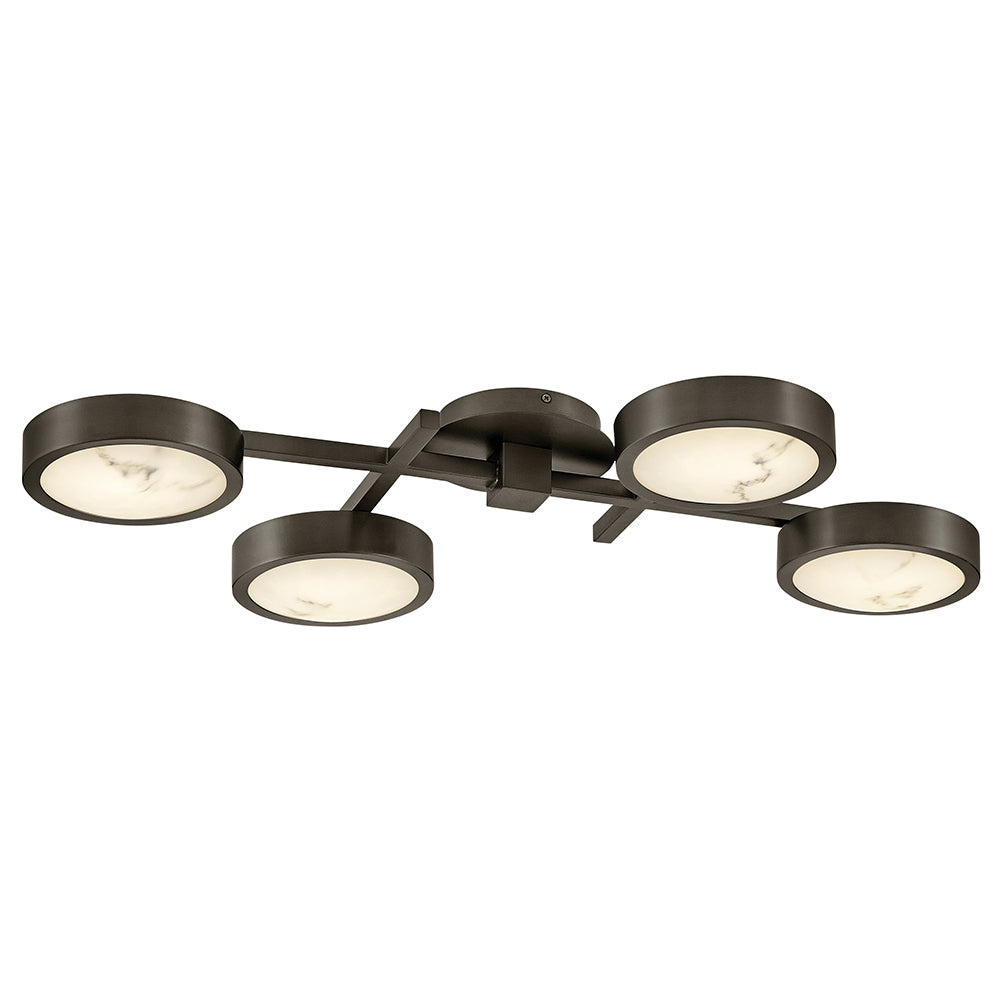 FREDRICK RAMOND, CAVA FLUSH MOUNT, FLUSH MOUNT CEILING LIGHTS 