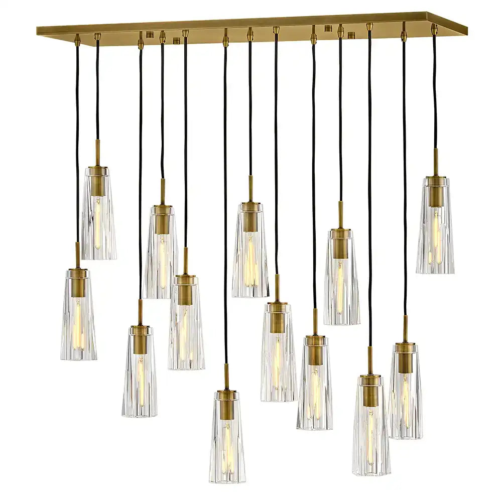 FREDRICK RAMOND, Cosette Thirteen Light Linear, PENDANT LIGHT
