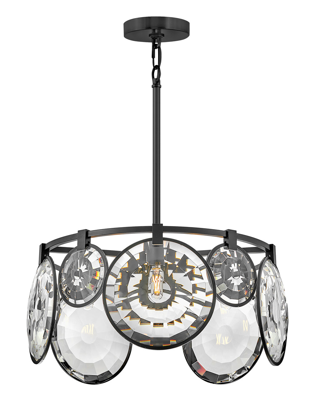 FREDRICK RAMOND, NALA PENDANT SINGLE TIER SEMI-FLUSH MOUNT, PENDANT LIGHT