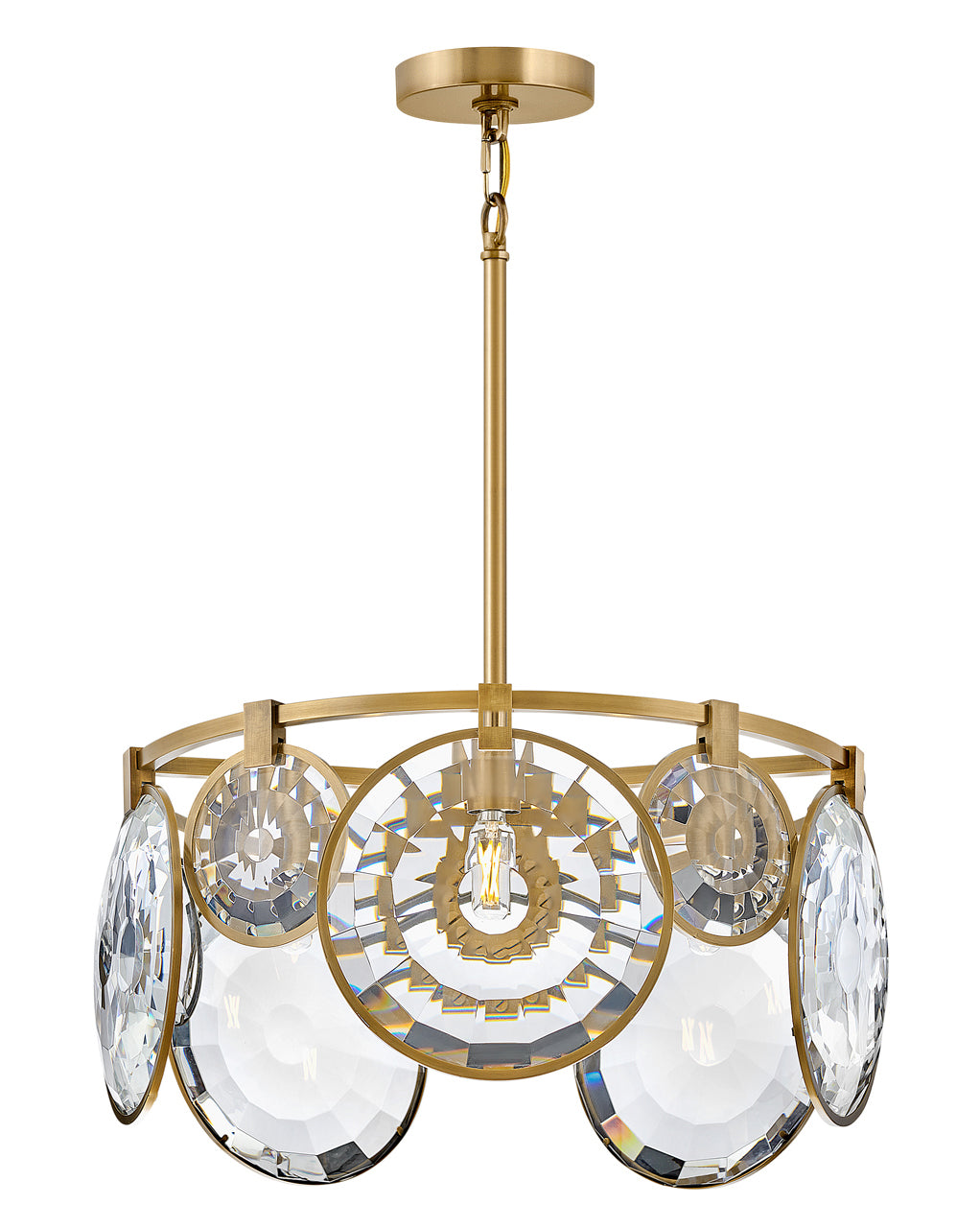FREDRICK RAMOND, NALA PENDANT SINGLE TIER SEMI-FLUSH MOUNT, PENDANT LIGHT