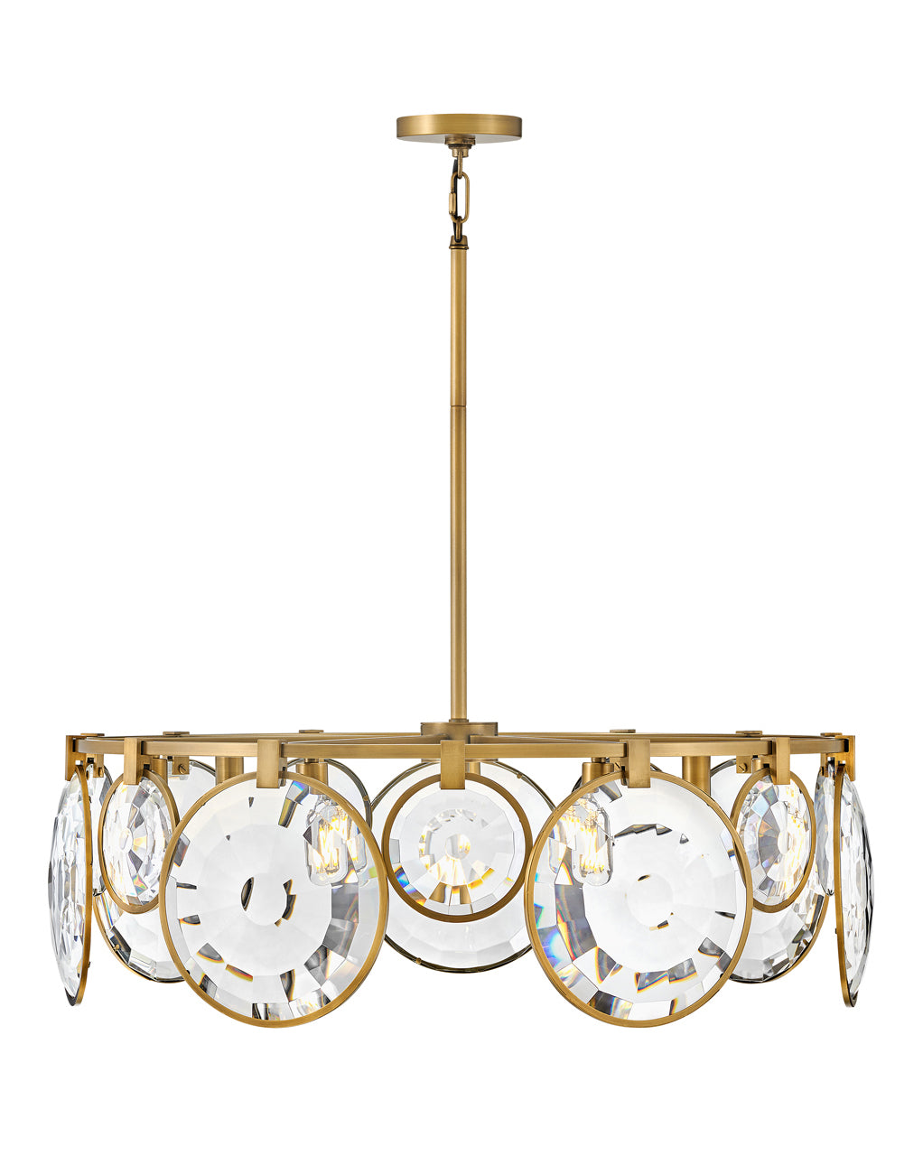 FREDRICK RAMOND, NALA DRUM CHANDELIER, PENDANT LIGHT