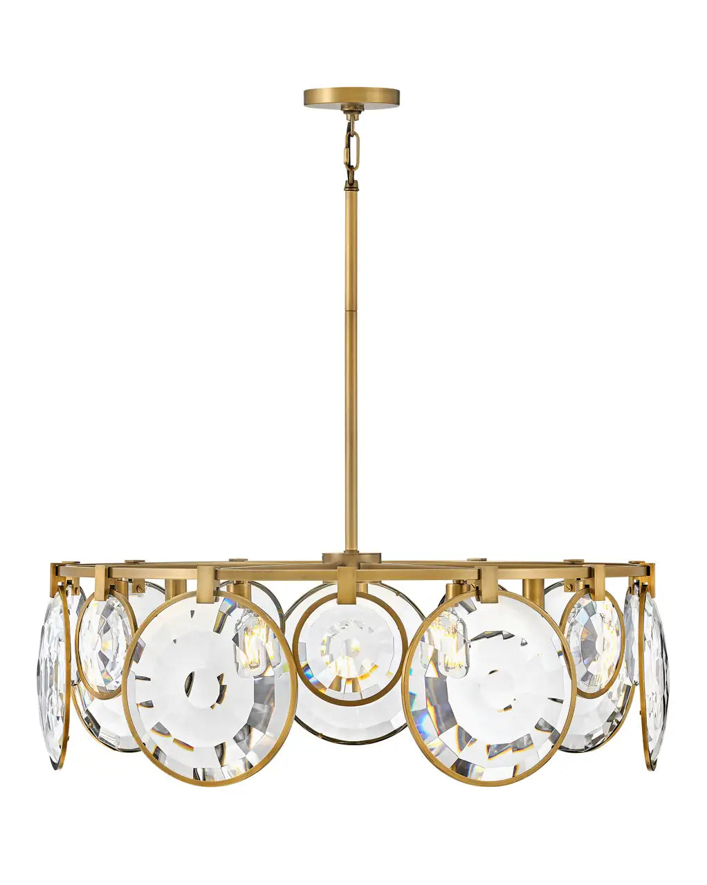 FREDRICK RAMOND, NALA DRUM CHANDELIER, PENDANT LIGHT