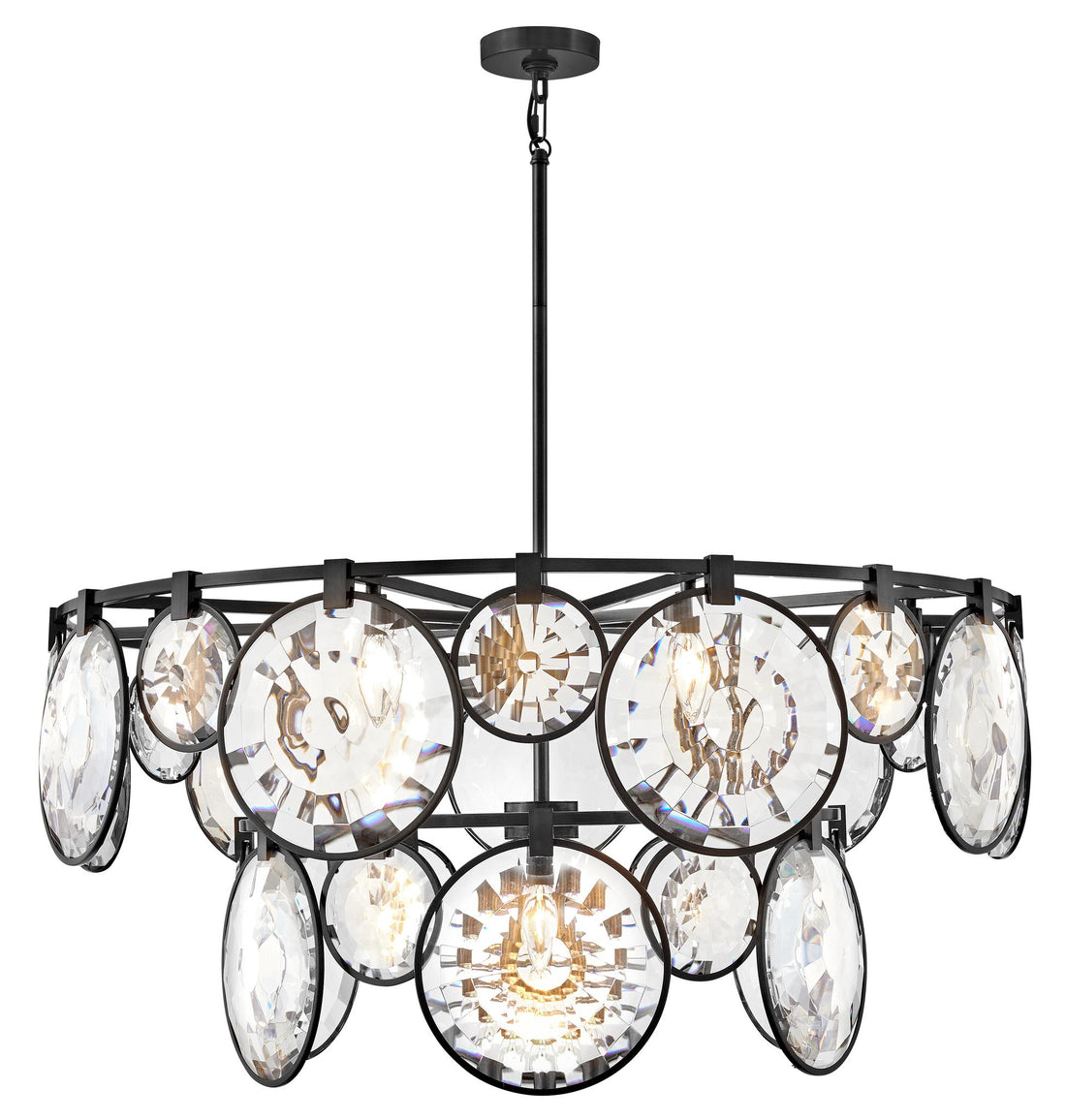 FREDRICK RAMOND, NALA MULTI TIER CHANDELIER, PENDANT LIGHT
