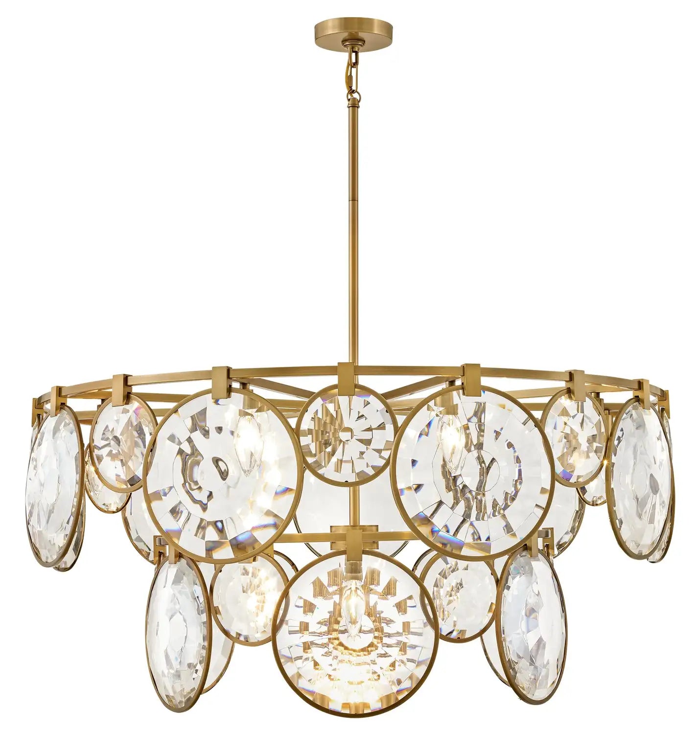 FREDRICK RAMOND, NALA MULTI TIER CHANDELIER, PENDANT LIGHT