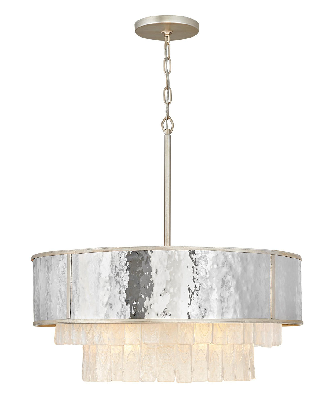 FREDRICK RAMOND, REVERIE DRUM CHANDELIER, PENDANT LIGHT