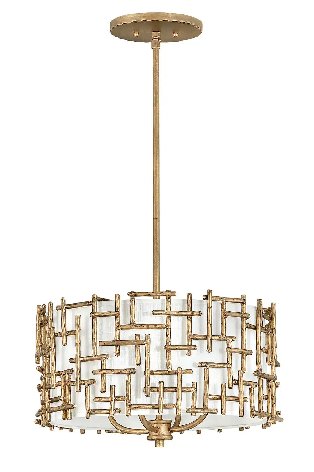 FREDRICK RAMOND, Farrah Convertible Drum Pendant, PENDANT LIGHT