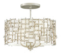 FREDRICK RAMOND, FARRAH DRUM PENDANT SEMI-FLUSH MOUNT, PENDANT LIGHT