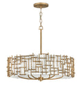 FREDRICK RAMOND, FARRAH DRUM CHANDELIER, PENDANT LIGHT
