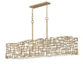 FREDRICK RAMOND, Farrah Eight Light Linear, PENDANT LIGHT