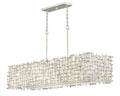 FREDRICK RAMOND, FARRAH LINEAR & OVAL CHANDELIER, PENDANT LIGHT