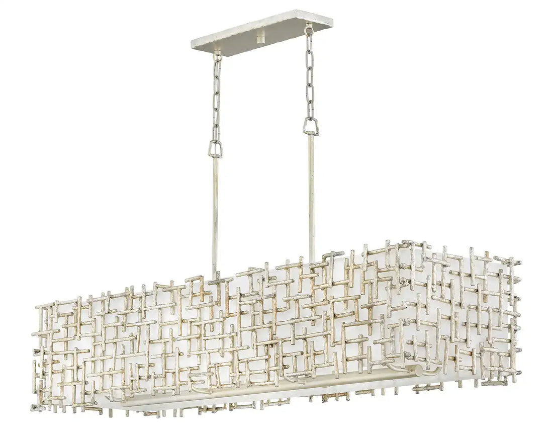 FREDRICK RAMOND, Farrah Eight Light Linear, PENDANT LIGHT