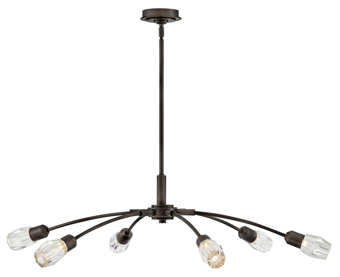 FREDRICK RAMOND, ATERA SINGLE TIER CHANDELIER, PENDANT LIGHT