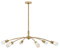 FREDRICK RAMOND, ATERA SINGLE TIER CHANDELIER, PENDANT LIGHT