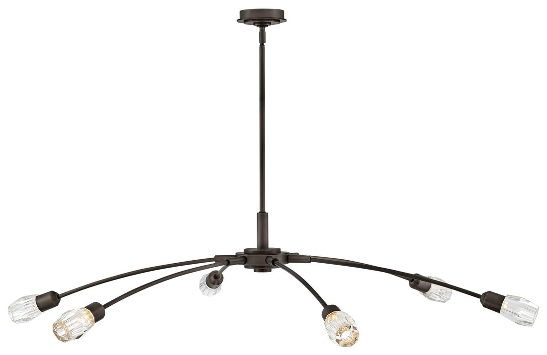 FREDRICK RAMOND, ATERA SINGLE TIER CHANDELIER, PENDANT LIGHT